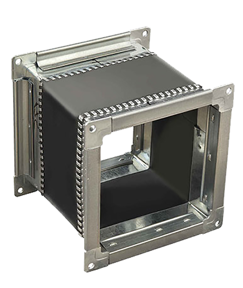 Гибкая вставка 175х175мм с фланцем для вентиляторов ВР 300-45 2,5